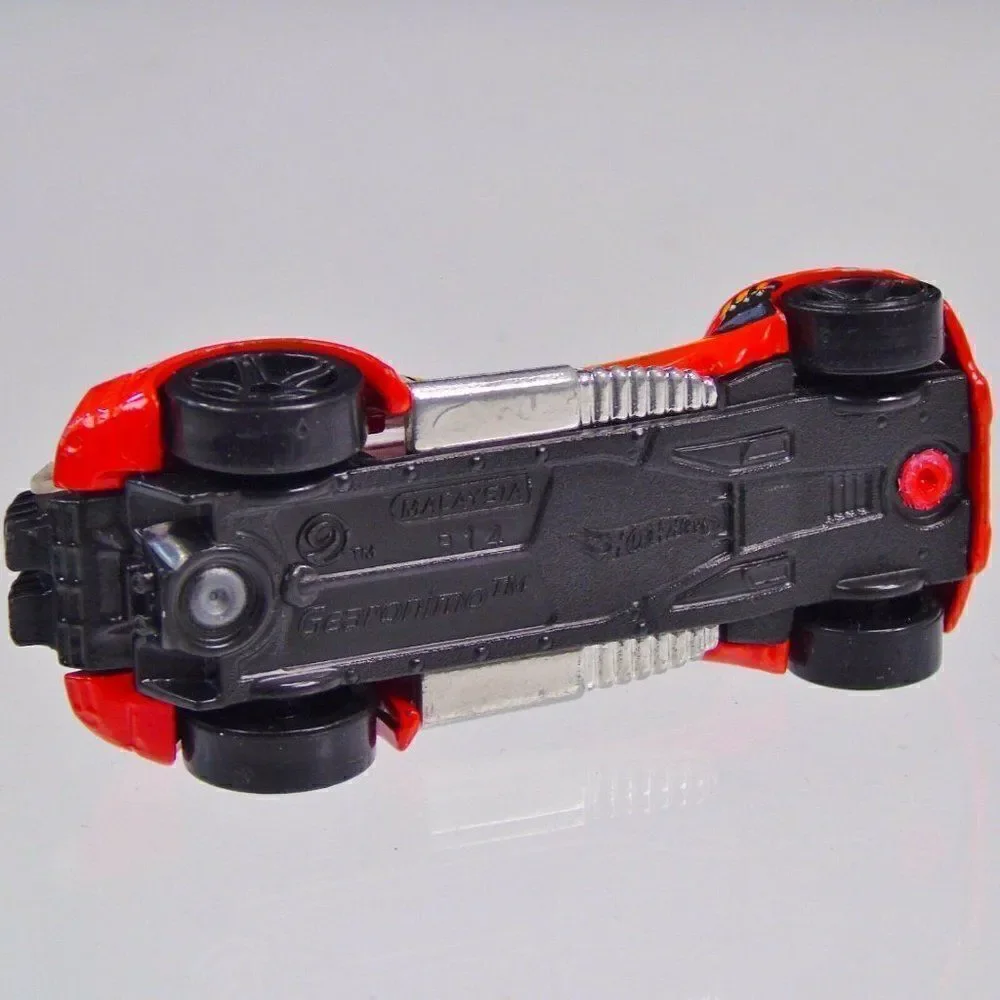 Hot Wheels Gearonimo Orange Yellow Track Stunts Diecast Car Mattel 2011